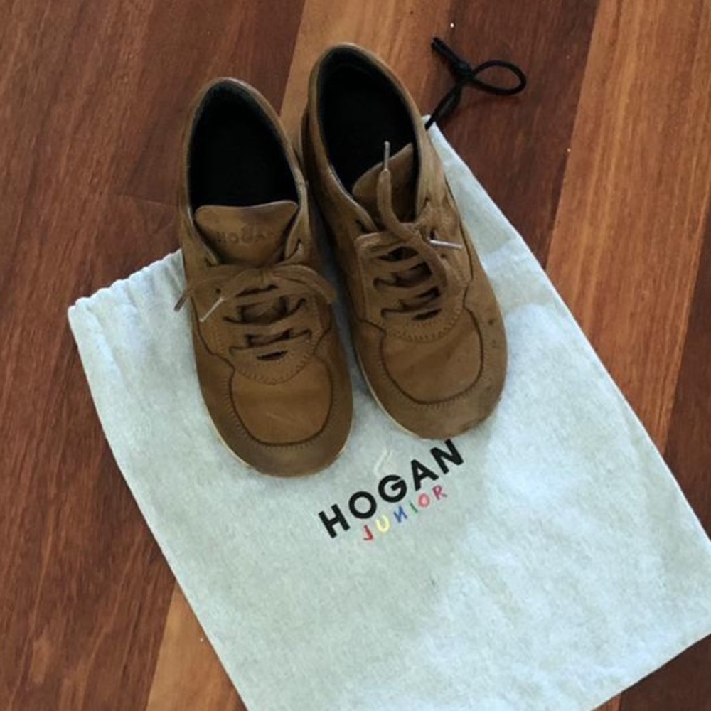 Hogan shoes kid boy leather